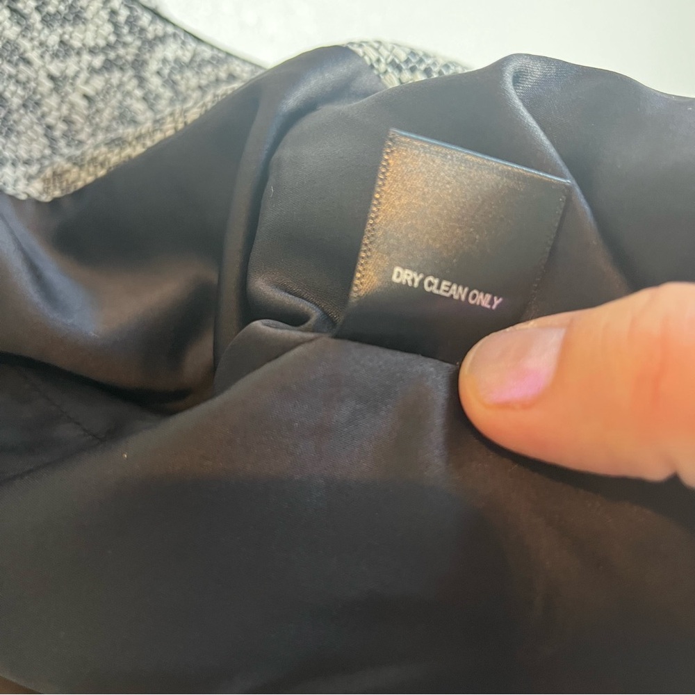 NWT Anthropologie Pleione Gray Textured Open-Front Tweed Jacket Multiple Sized - Picture 8 of 9